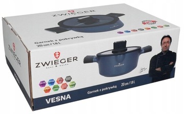 ZWIEGER VESNA - garnek z pokrywką 20cm 1,8L
