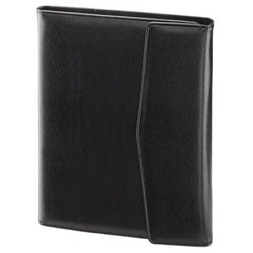 Kalendarz tygodniowy czarny A4 z wymiennym wkładem Madryt 20x27cm