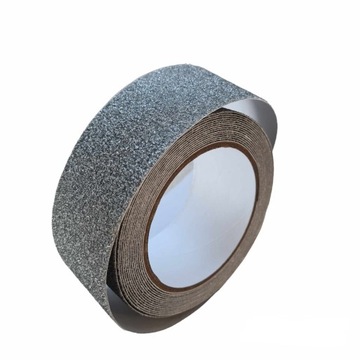 ЛЕНТА САМОКЛЕЯЩАЯСЯ ПРОТИВОСКОЛЬЗЯЩАЯ, СЕРАЯ, ДЛЯ ЛЕСТНИЦ, СУПЕРПРОЧНАЯ, 50мм х 5м