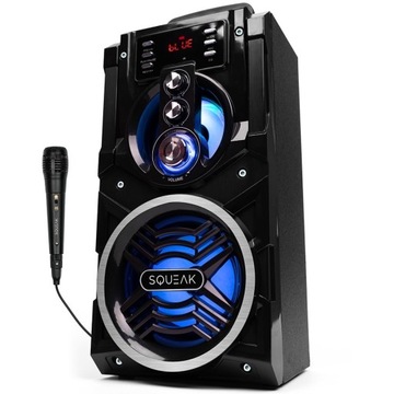 MOBILNY GŁOŚNIK BOOMBOX BLUETOOTH FM 3 mikrofony