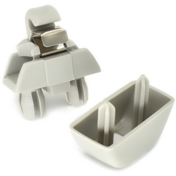 HAK UCHWYT MOCOWANIE DO AUDI A6 C6 HACZYK OSŁONY SŁONECZNEJ SZARY