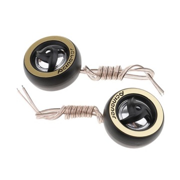 2 шт. Универсальный автомобильный стереодинамик с сабвуфером и кабелем питания твитера