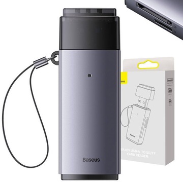 ADAPTER CZYTNIK KART PAMIĘCI BASEUS MICRO SD MICROSD TF USB 3.0 USB-A 2TB