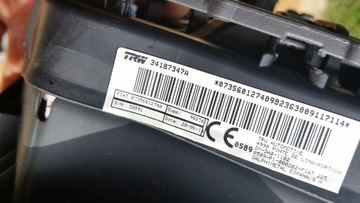 CITROEN NEMO AIRBAG ŘIDIČE SPOLUJEZDCE PÁSY KOMPLET