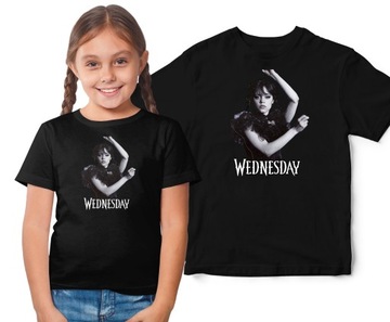 Koszulka dziecięca WEDNESDAY ADDAMS taniec 140