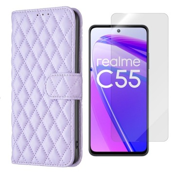 Etui SMART SOFT Pokrowiec do REALME C55 fio +SZKŁO