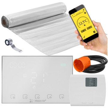 ZESTAW MATA GRZEWCZA grzejna Mission Air pod panele MAL-160W/m² 2m² WiFi