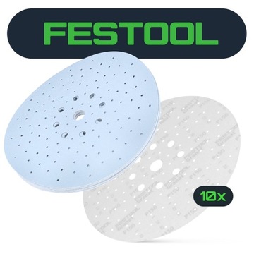 10 ШЛИФОВАЛЬНЫХ ДИСКОВ 225 ММ P120 Наждачная бумага для жирафа Festool PLANEX Velcro