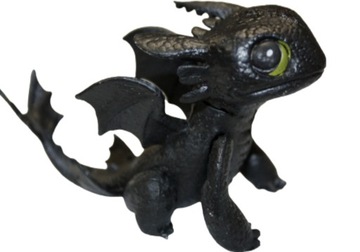 SMOK CZARNY FIGURKA SMOCZEK DINOZAUR 8CM EMAJ