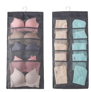 ORGANIZER WISZĄCY DO SZAFY STANIK SKARPETKI MAJTKI