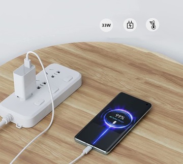БЫСТРОЕ ЗАРЯДНОЕ УСТРОЙСТВО ДЛЯ XIAOMI REDMI FAST CHARGER 33 W ТИПА C ОРИГИНАЛЬНОЕ ЗАРЯДНОЕ УСТРОЙСТВО
