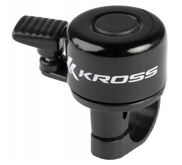 Dzwonek rowerowy Kross Buzzer czarny aluminium