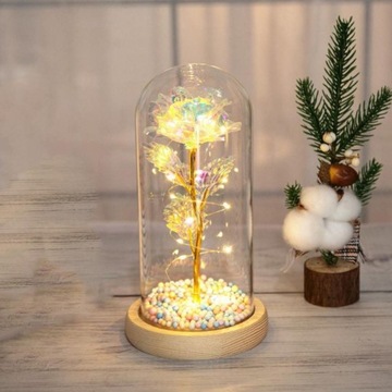 Браслет для мамы Серебряный кулон Вечная роза Подарок на День матери