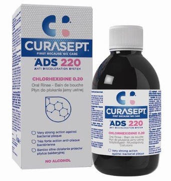 CURASEPT PŁYN ADS-DNA 220 INTENSYWNE LECZENIE