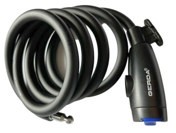 Велосипедный ЗАМОК, БЛОКАДА, велосипедная безопасность, гибкий кабель GERDA