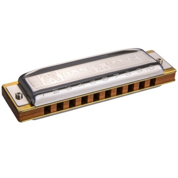 Blues Harp MS E harmonijka ustna diatoniczna grzebień drewno Doussie Hohner