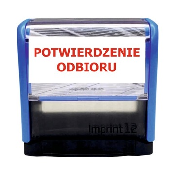 Pieczątka POTWIERDZENIE ODBIORU różne kolory odbicia Trodat Imprint 8911