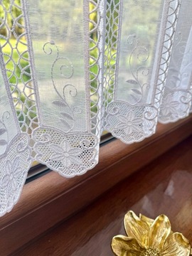 Zazdrostka Gipiura Biała Panel Firana Kuchnia wysokość 70 cm