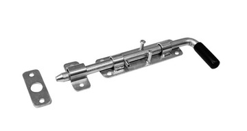 RYGIEL ZAMKNIĘCIE FURTKI ZASUWA DRZWI BRAMY 220mm OCYNK ZASUWKA OCYNKOWANA