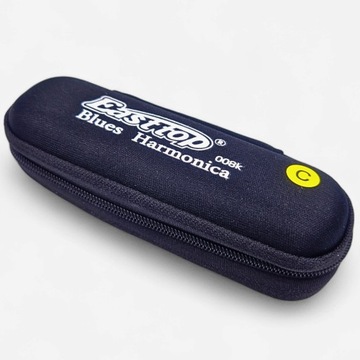 Диатоническая блюзовая гармоника 10-канальная до мажор East Top T008K черная