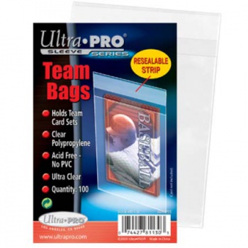 UP - Team Bags - Resealable Sleeves (100 szt)