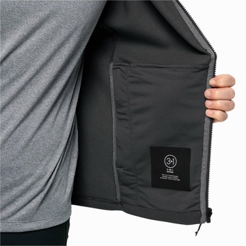 Męska bluza polarowa rozpinana Jack Wolfskin WINTERSTEIN XL