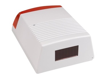 Имитационная сирена сигнализации на солнечной батарее DC3300, большая, профессиональная