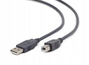 Kabel USB do drukarki, skanera AM-BM szary 1,8 m