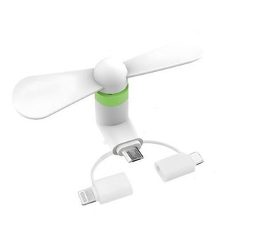 Mały wentylator USB do telefonu komórkowego
