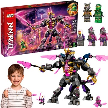 KLOCKI LEGO NINJAGO KRYSZTAŁOWY KRÓL NINJA PREZENT DLA 9,10,11 LATKA