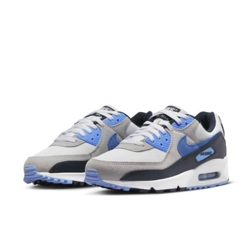 BUTY SPORTOWE MĘSKIE NIKE AIR MAX 90 WHITE UNIVERSITY BLUE DQ4071-101 r 41