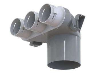 SKRZYNKA ROZPRĘŻNA 3-KRÓĆCOWA 3X75/125MM FLEXIVENT