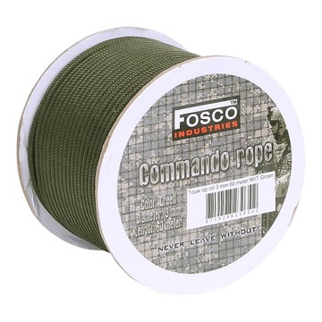 Linka Lina użytkowa 60 metrów 3 mm FOSCO olive