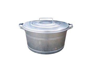 GARNEK KOCIOŁEK 20 L DO PASTERYZACJI GOTOWANIA stalowy, 100 POLSKI PRODUKT
