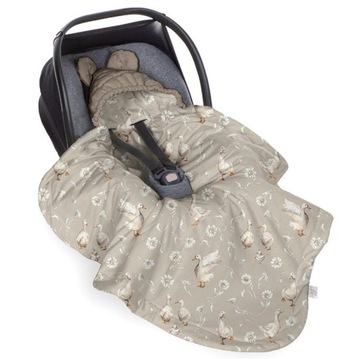 BABYSTEPS Otulacz Kocyk do fotelika Goose Beige