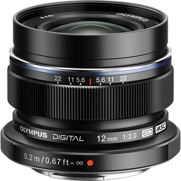 Olympus M.ZUIKO Digital ED 12mm f/2.0 Czarny
