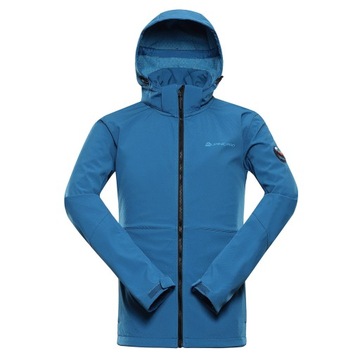 ALPINE PRO Kurtka trekkingowa męska softshell 8000 Merom niebieski r.XL