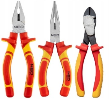 Плоскогубцы удлинённые 180 мм 1000В, CrV NEO