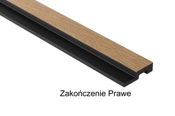 Lamele dekoracyjne - Zakończenie PRAWE L0200P