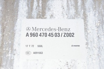 ACTROS MERCEDES MP4 NÁDRŽ PALIVA , 550 L A9604704503