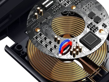 АВТОМОБИЛЬНЫЙ ДЕРЖАТЕЛЬ BASEUS С ЗАРЯДНЫМ УСТРОЙСТВОМ QI ПОДГОЛОВНИК