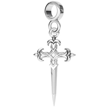 CHARMS ZAWIESZKA NÓŻ SZTYLET KRZYŻ srebro 925