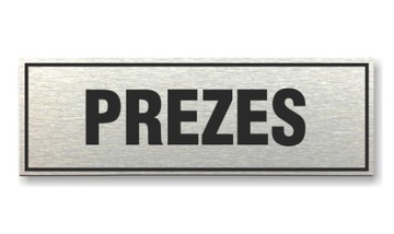 Tabliczka z taśmą OPA-48 - PREZES