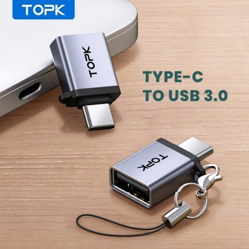 Переходник USB Type-C «папа» на USB3.0 «мама» OTG TOPK