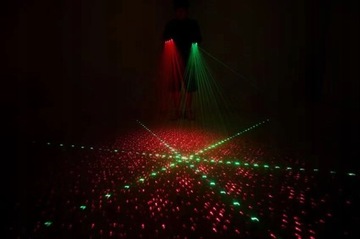 Лазерные светящиеся перчатки