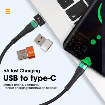 OTG-переходник USB 3.0 USB_C на USB_A черный 6A металл