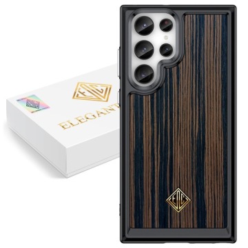Pouzdro Pro Samsung S23 Ultra Kryt Luxusní Přírodní Dřevo Originální