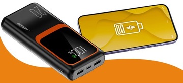 POWERBANK ANSTY 20000 мАч 22,5 Вт 3xUSB USB-C QC PD