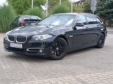 BMW Seria 5 F10-F11 Touring Facelifting 530d 258KM 2014 BMW Seria 5 530d 258KM Automat Panorama Skóra BiXenon Zarejestrowana w PL