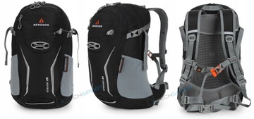 РЮКЗАК BERGSON ARENDAL 25 Л ЧЕРНЫЙ С ДЫШАЮЩЕЙ СПИНОЙ